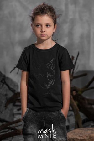 Koszulka z wilkiem dla chłopca Mashmnie wolf