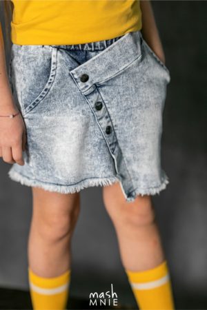 Spódnica jeansowa dla dziewczynki Ice Dye MashMnie