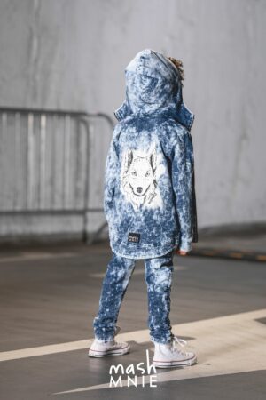 Chłopięce spodnie acid Mashmnie niebieskie