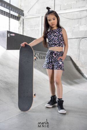 Crop Top Dla Dziewczynki W Panterkę Mashmnie