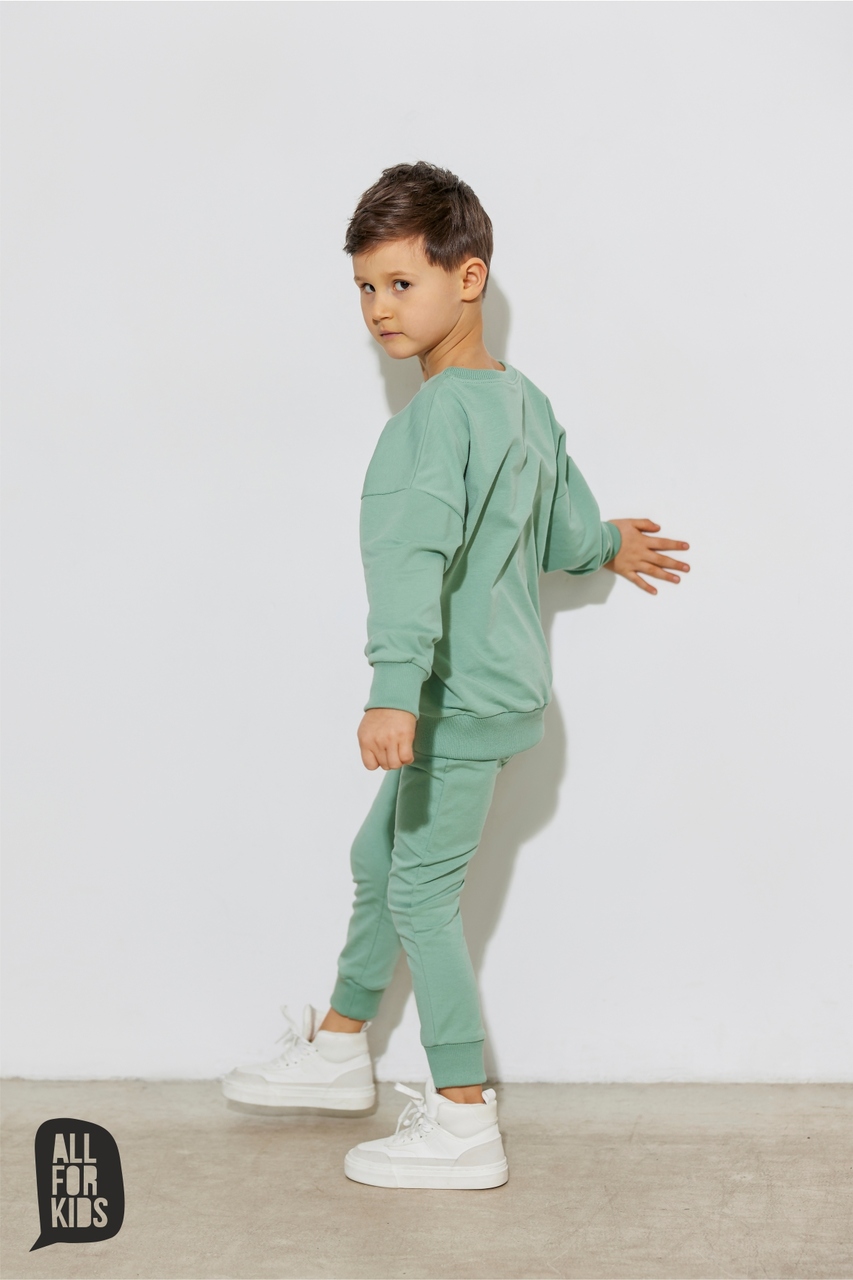 Dres Bawełniany Miętowy #Sztosik All For Kids Dres Bawełniany Miętowy #Sztosik All For Kids