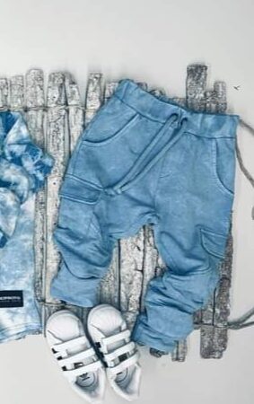 Spodnie dla chłopca Vintage blue Despacito