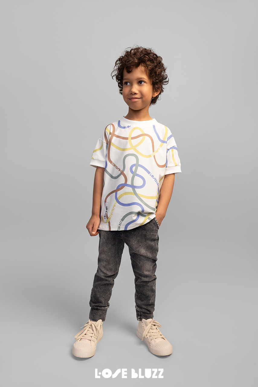 Bluza Rozpinana dla Chłopca Wzorzysta Loose Bluzz Bluza Rozpinana dla Chłopca Wzorzysta Loose Bluzz