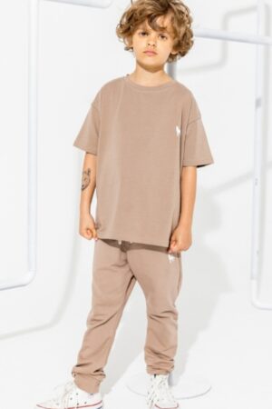 T-shirt dla Chłopca Beżowy Feel The Wild Mash Mnie