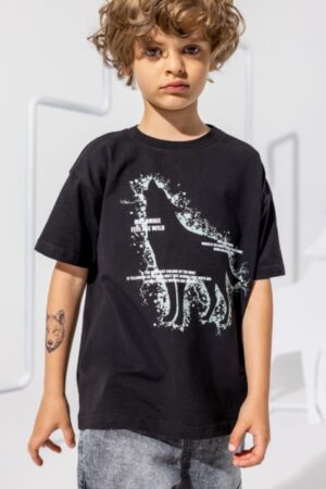 T-shirt Czarny Unisex Feel The Wild MashMnie