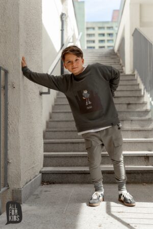 Bluza dla Chłopca Khaki BtS All For Kids