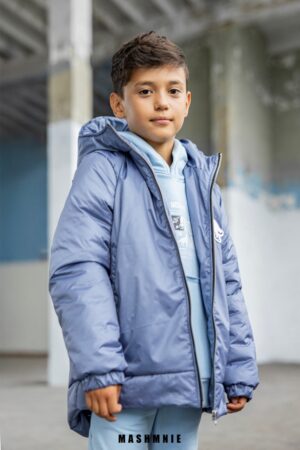 Kurtka Zimowa Unisex Niebieska AW25 MashMnie