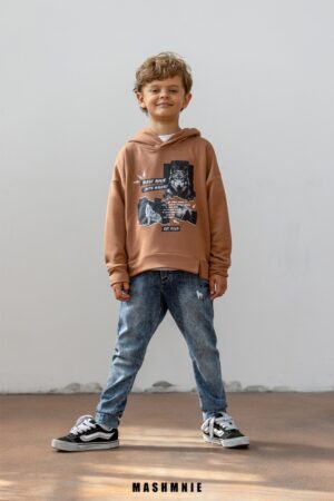 Spodnie Chłopięce Grey Jeans AW25 MashMnie