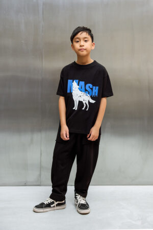 T-shirt Bawełniany Back to School AW26 Czarny MashMnie